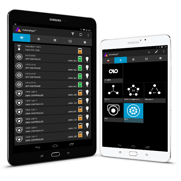 The Astera Control App